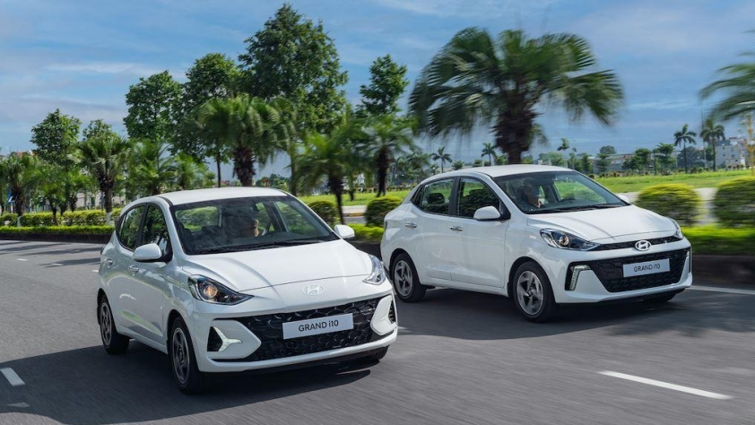 Hyundai Grand i10 phiên bản hatchback và sedan