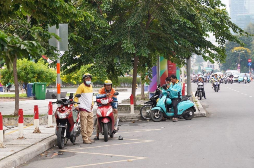 Trạm sạc xe máy điện ở khu vực ngoại thành TPHCM