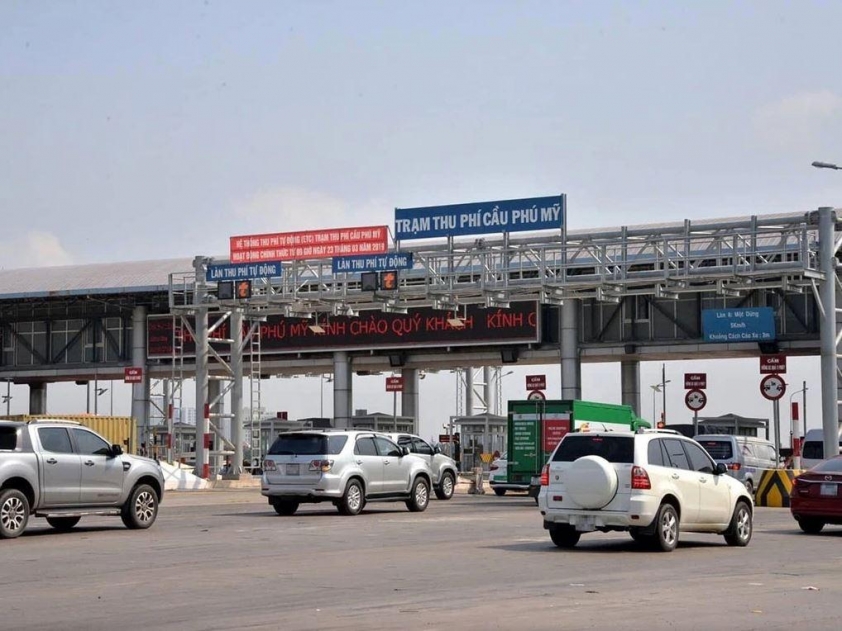 Trạm thu phí ETC tắc nghẽn