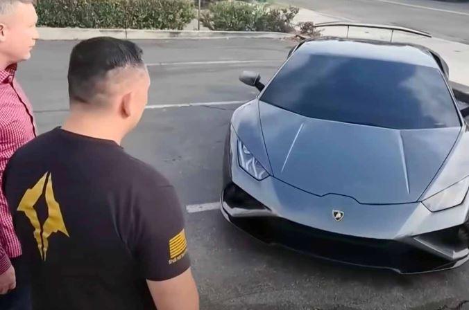 Lamborghini Huracan bị đánh cắp