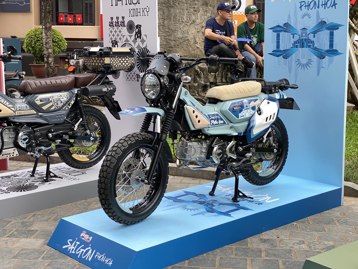 Sắc màu chủ đề vùng miền trên thân xe Yamaha PG-1
