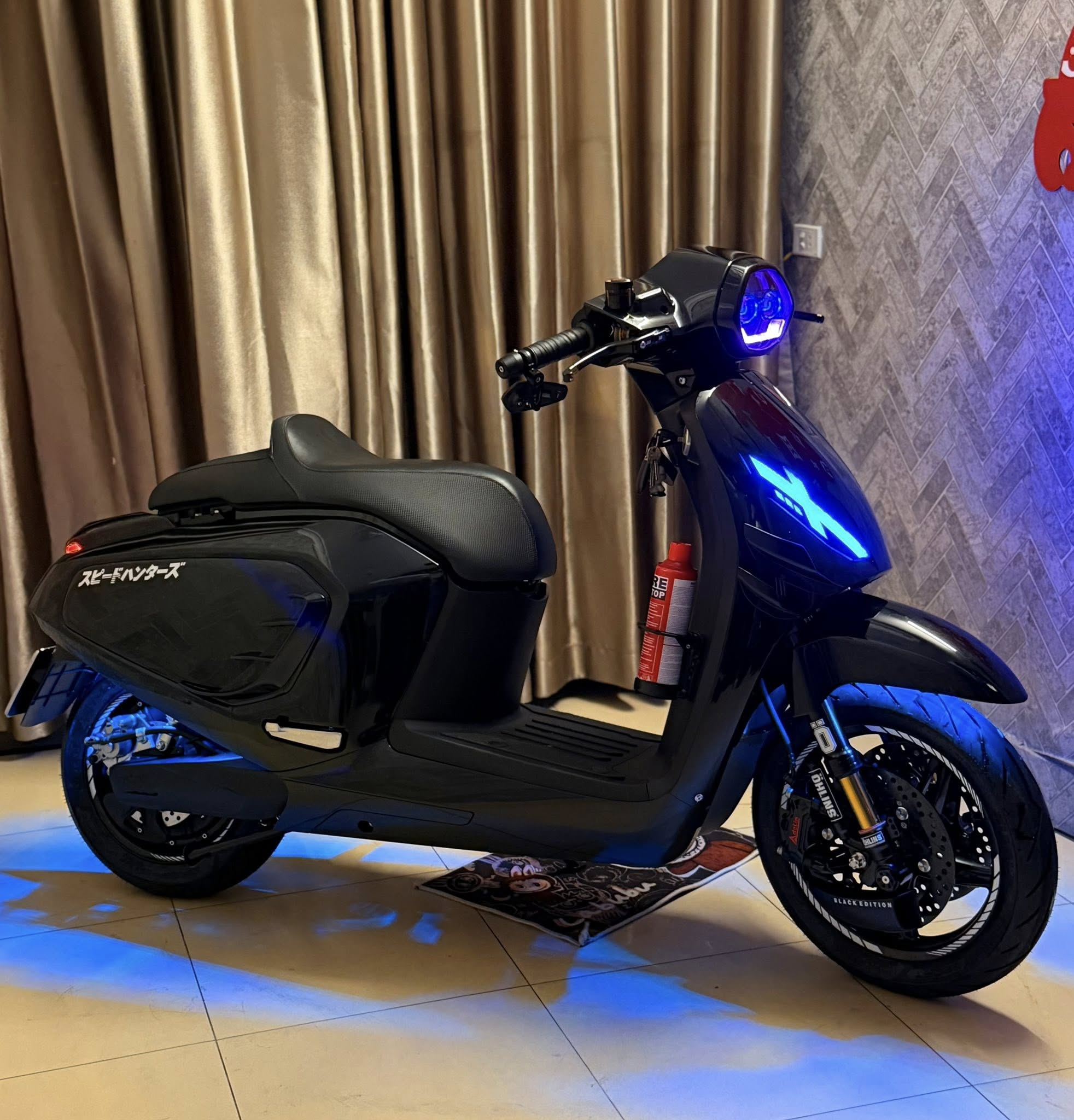 Phanh đĩa kép và cửa gió làm mát phanh