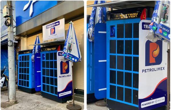 Trạm đổi pin với khả năng dự trữ từ 5 đến 72 viên pin
