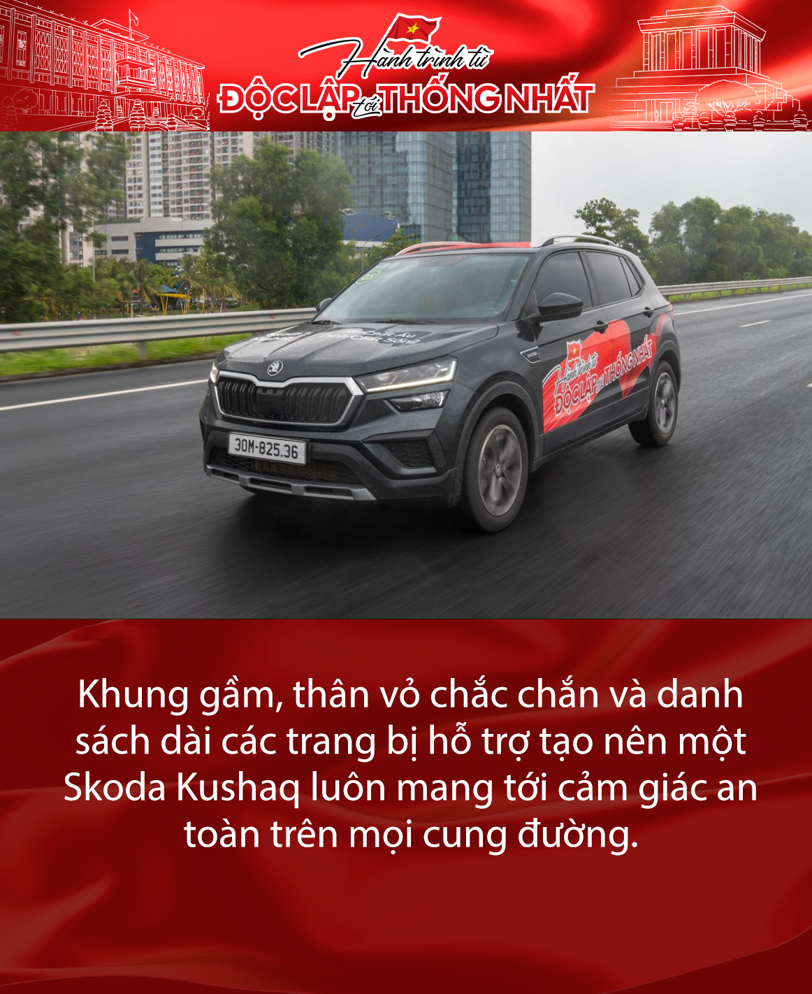Khung gầm thép chịu lực và trang bị an toàn đầy đủ