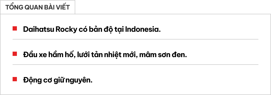 Đầu xe hầm hố với lưới tản nhiệt tổ ong và logo mới