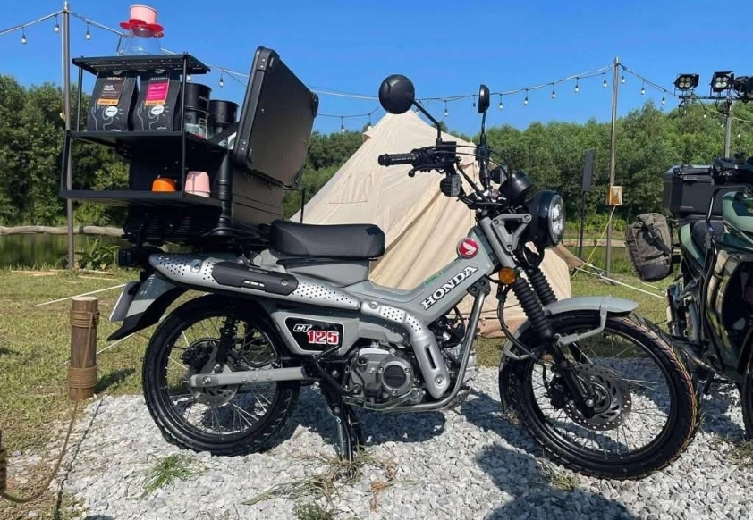 Thiết kế cổ điển pha hiện đại của Honda CT125