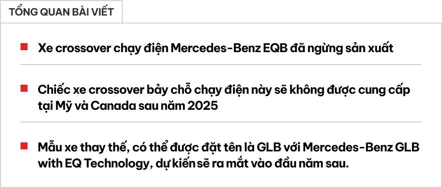 Chiếc Mercedes-Benz EQB