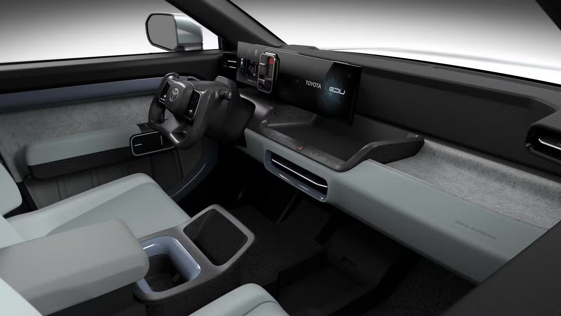 Nội thất bản concept bán tải của Land Cruiser