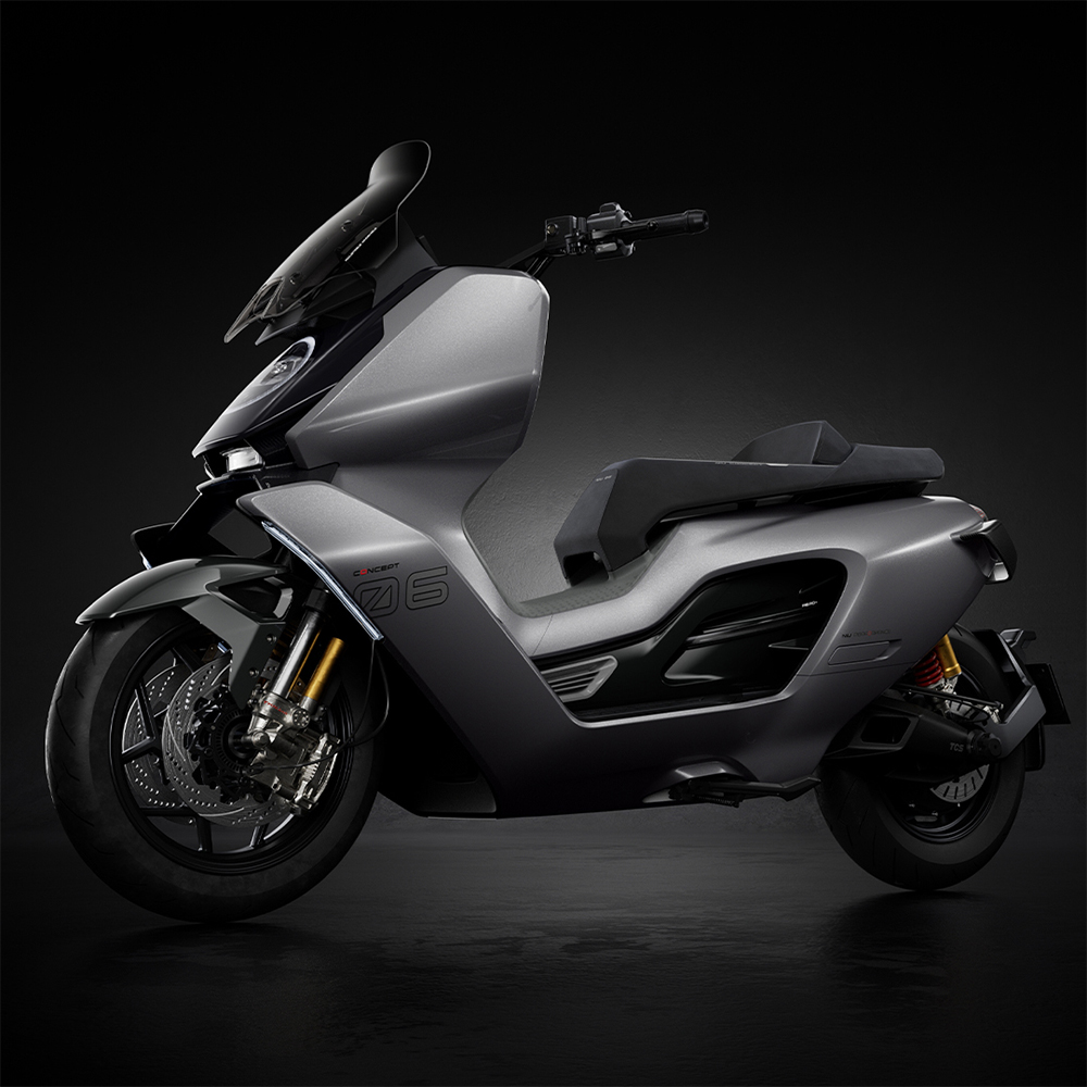 Hiệu suất và tốc độ ấn tượng của Concept 06 Xe tay ga điện chạy nhanh 155 km/h