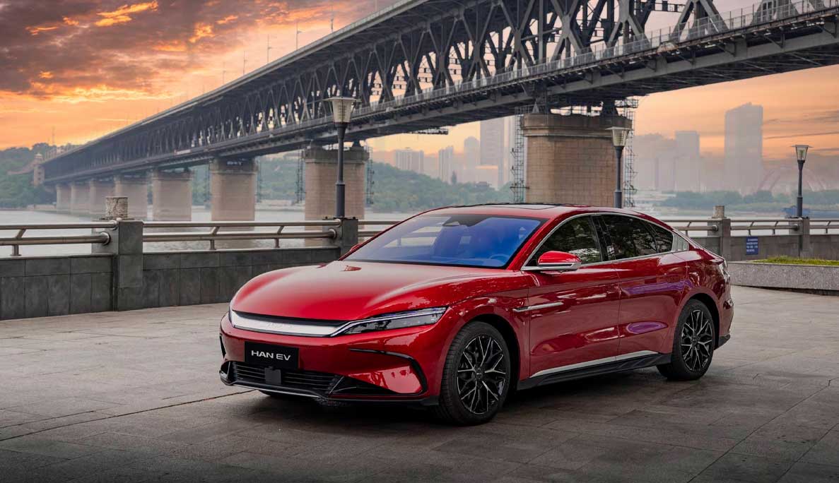 Sedan thuần điện BYD Han được phân phối tại Việt Nam