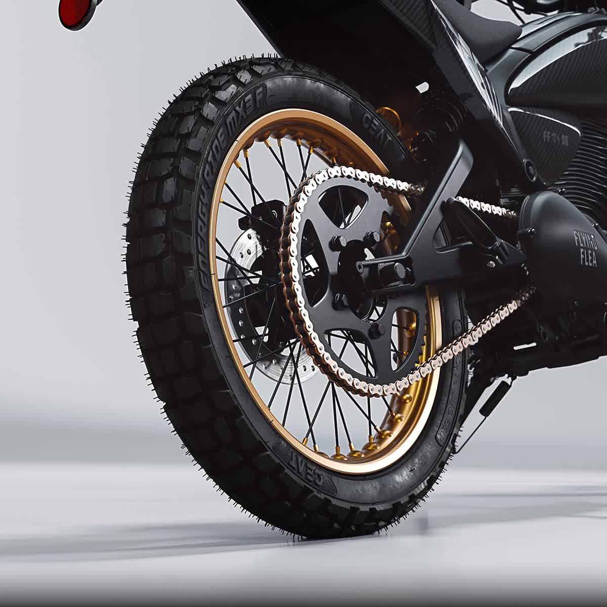 Bảng đồng hồ TFT hiện đại tích hợp công nghệ cao Công nghệ bảng đồng hồ Flying Flea S6