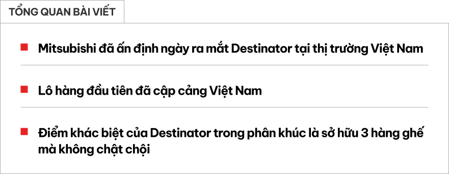 Mitsubishi Destinator chuẩn bị ra mắt tại Việt Nam