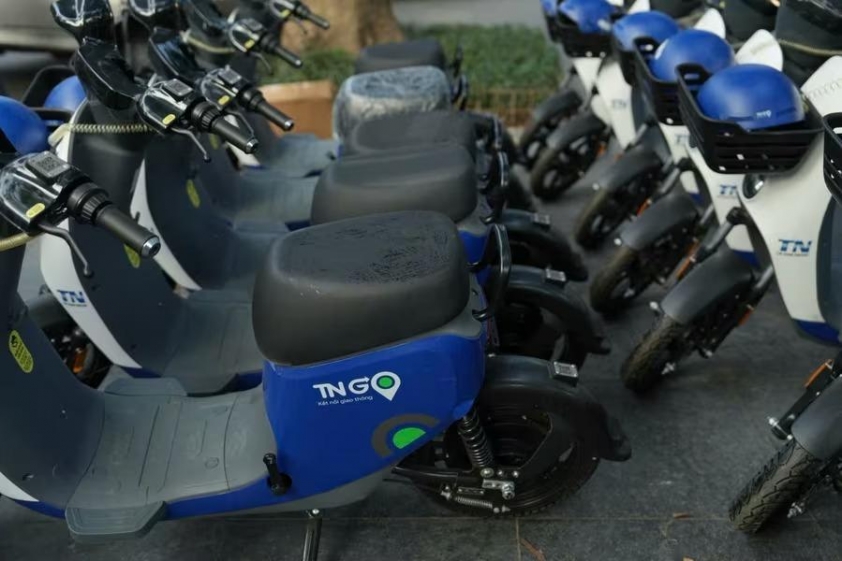 Triển khai xe đạp điện công cộng tại Hà Nội: Di chuyển 90 km mỗi lần sạc, đổi pin tại trạm 752223 Xe có bàn đạp hỗ trợ khi hết pin