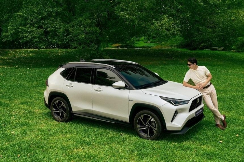 Yaris Cross Xe Yaris Cross HEV màu trắng